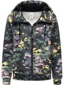 Damen Sweatjacke - Fllawia Print