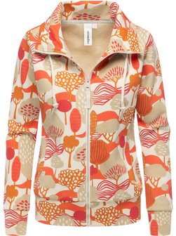 Damen Sweatjacke - Ronette Print