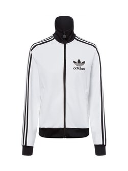 Artikelbild Damen Sweatjacke von adidas Originals in weiß gemustert