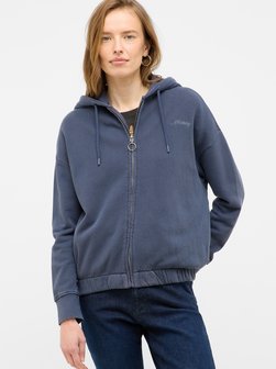 Artikelbild Damen Sweatjacke von Mustang in blau uni