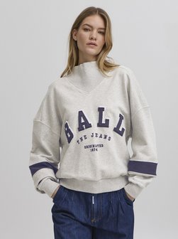 Artikelbild Damen Sweatshirt - BAFOSSATI von Ball in grau gemustert
