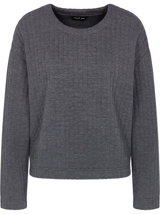 Damen Sweatshirt  -  Cozy Comfort Top Quilted