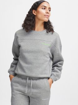 Artikelbild Damen Sweatshirt - JCRAFINE von TheJoggConcept. in hellgrau uni