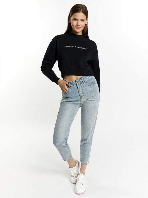 Damen Sweatshirt kurz