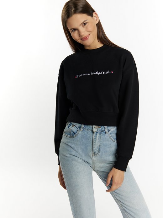 Damen Sweatshirt kurz