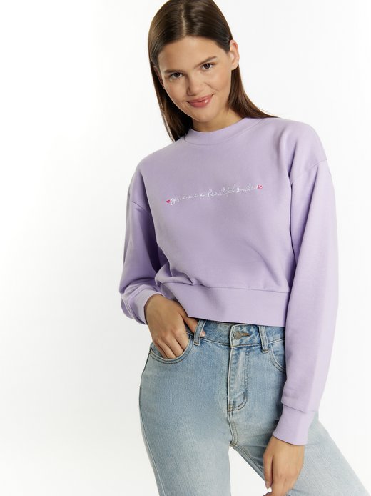 Damen Sweatshirt kurz
