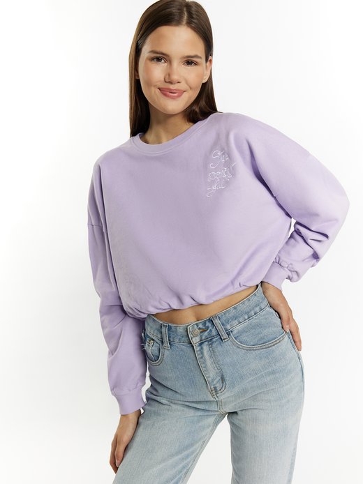 Damen Sweatshirt kurz