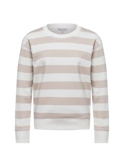 Artikelbild Damen Sweatshirt von Marie Lund in ecru beige gestreift