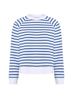 Artikelbild Damen Sweatshirt von Marc O'Polo Denim in weiß blau gestreift