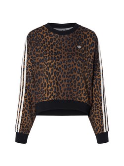 Artikelbild Damen Sweatshirt von adidas Originals in braun schwarz gemustert