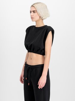 Artikelbild Damen Sweatshirt von Alpha Industries in schwarz uni