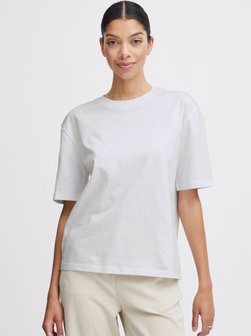 Artikelbild Damen T-Shirt - BYTROLLO von B.Young in weiß uni