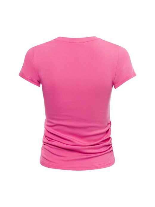 Damen T-Shirt - Dot Ruched Tee