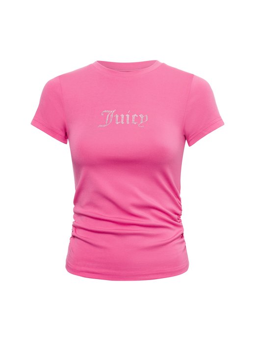 Damen T-Shirt - Dot Ruched Tee