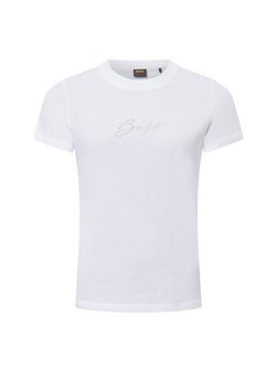 Artikelbild Damen T-Shirt - Esogo von BOSS Orange in weiß uni