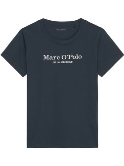 Artikelbild Damen T-Shirt  -  Mix & Match Cotton von Marc O'Polo in blau uni
