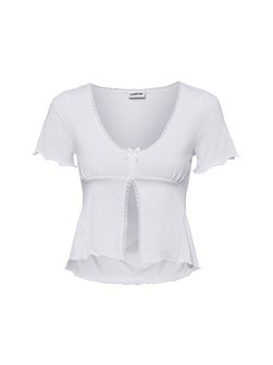 Artikelbild Damen T-Shirt - NMJustine von Noisy May in weiß uni
