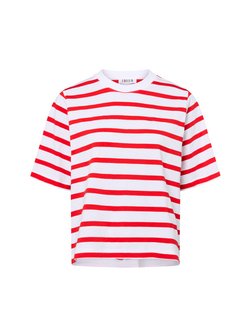 Artikelbild Damen T-Shirt - Nola von EDITED in rot weiß gestreift