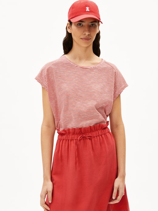 Damen T-Shirt - Oneliaa Lovely Stripes