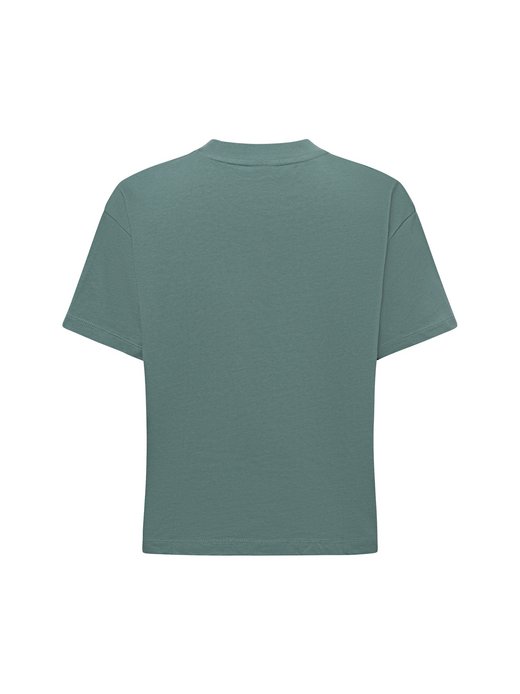 Damen T-Shirt - Sage Serif Boxy T-Shirt