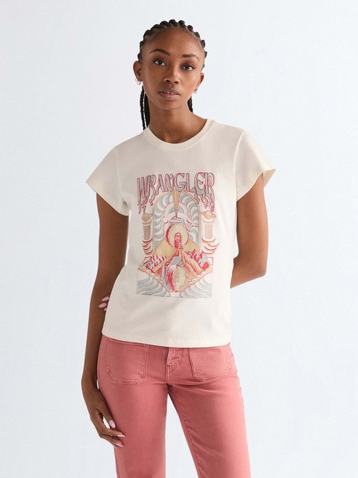Damen T-Shirt - Shrunken Band