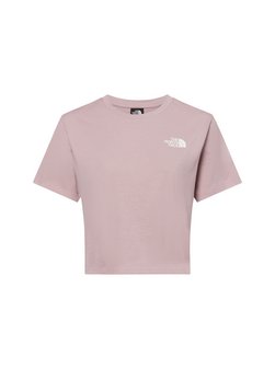 Artikelbild Damen T-Shirt - Simple Dome Cropped von The North Face in altrosa weiß uni