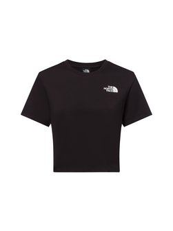 Artikelbild Damen T-Shirt - Simple Dome Cropped von The North Face in schwarz weiß uni