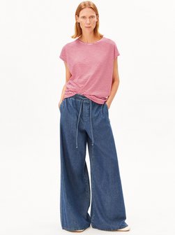 Damen T-Shirt - Slub Jersey Stripe