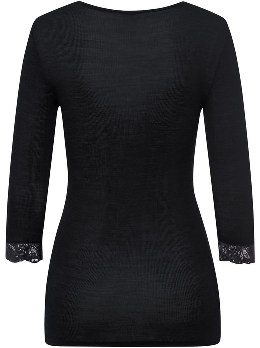 Damen T-Shirt  -  Woolen Lace 3/4-Arm