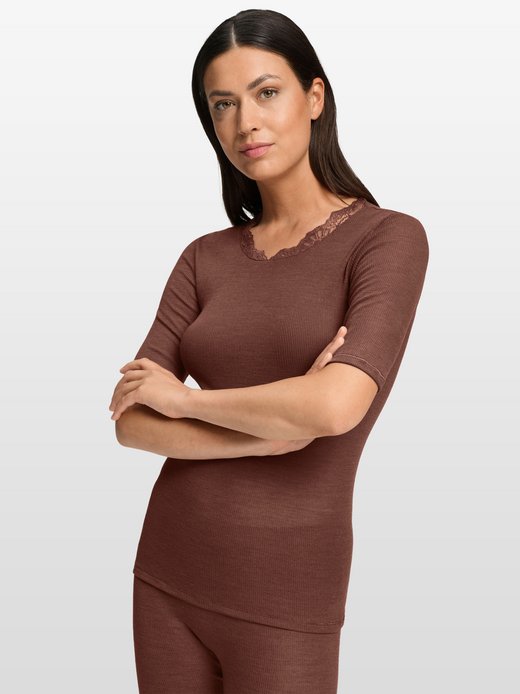 Damen T-Shirt  -  Woolen Lace
