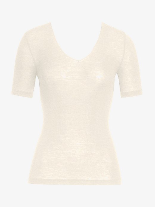 Damen T-Shirt  -  Woolen Silk Kurzarm