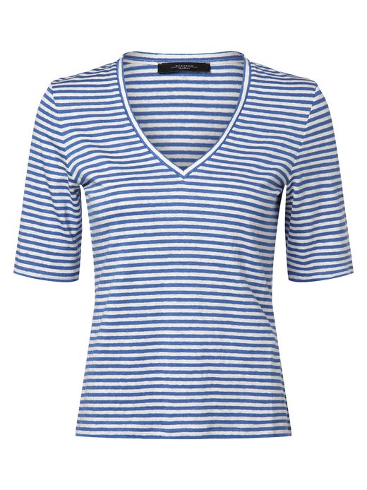 Damen T-Shirt mit Leinen-Anteil - Brunate