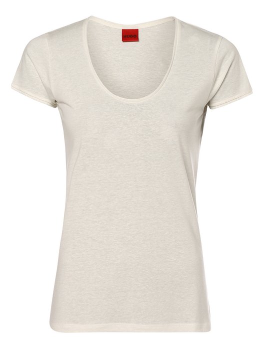 Damen T-Shirt mit Leinen-Anteil - Dazalea