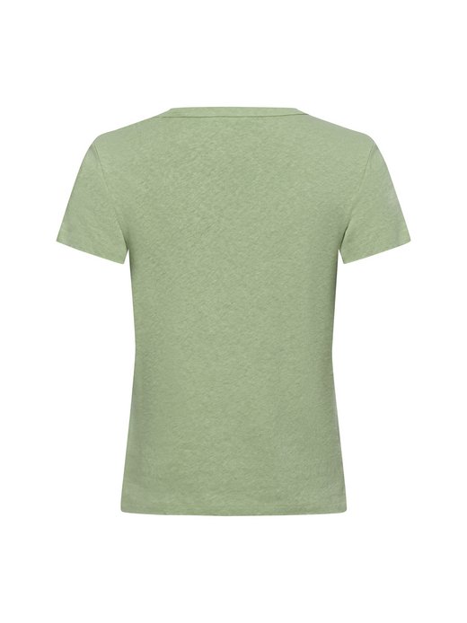 Damen T-Shirt mit Leinen-Anteil - Sorila