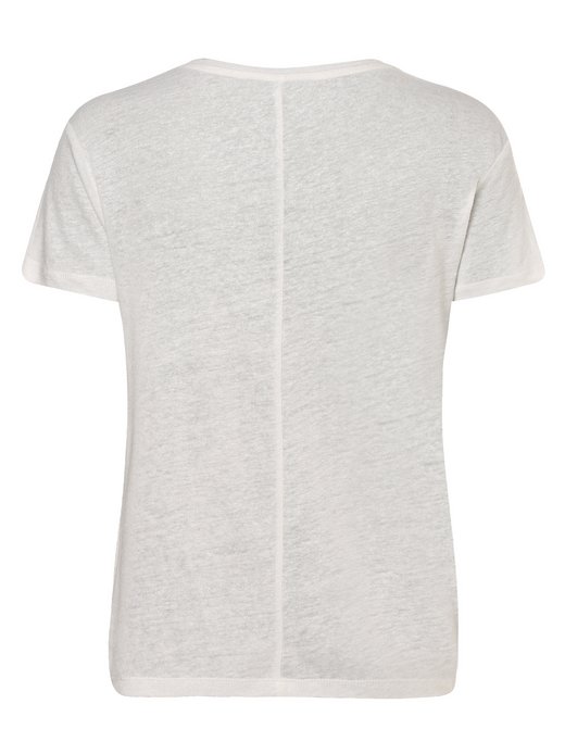 Damen T-Shirt mit Leinen-Anteil