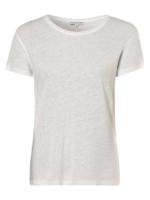 Damen T-Shirt mit Leinen-Anteil