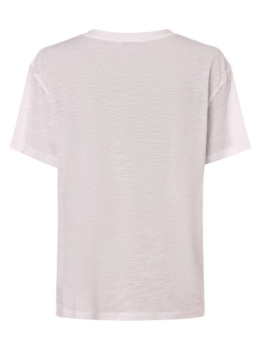Damen T-Shirt mit Leinen-Anteil