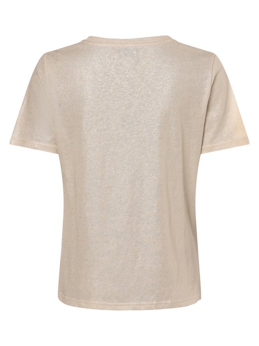 Damen T-Shirt mit Leinen-Anteil