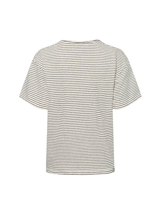 Damen T-Shirt mit Leinenanteil