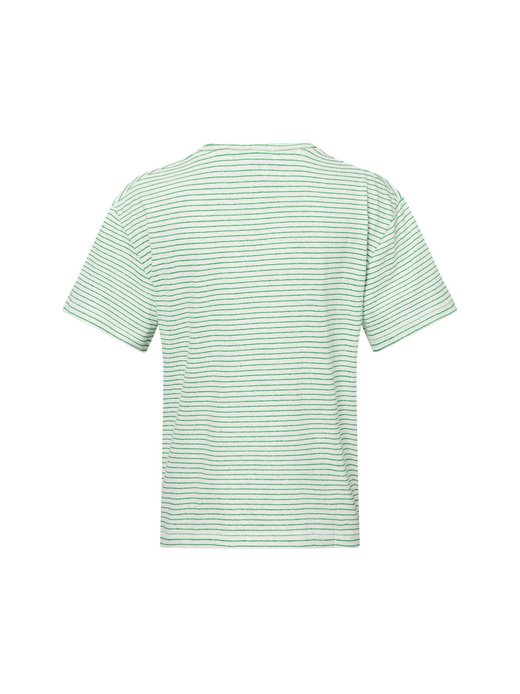 Damen T-Shirt mit Leinenanteil