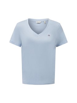 Artikelbild Damen T-Shirt von Gant in hellblau uni
