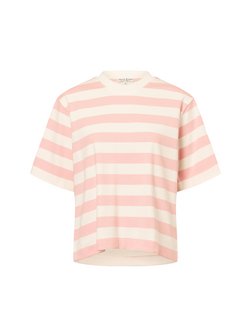Artikelbild Damen T-Shirt von Marie Lund in ecru rosa gestreift