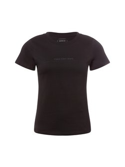 Artikelbild Damen T-Shirt von Calvin Klein Jeans in schwarz uni