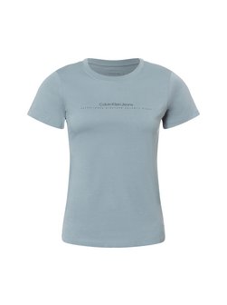 Artikelbild Damen T-Shirt von Calvin Klein Jeans in grau uni
