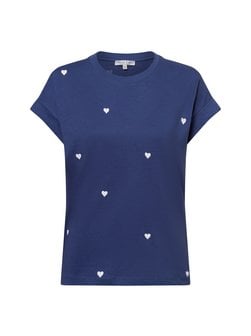 Artikelbild Damen T-Shirt von Marie Lund in indigo weiß bedruckt