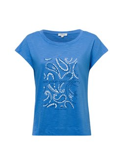 Artikelbild Damen T-Shirt von s.Oliver in blau bedruckt