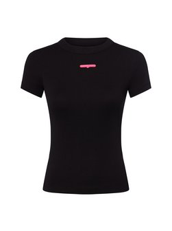 Artikelbild Damen T-Shirt von Tommy Jeans in schwarz uni