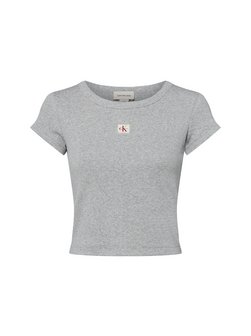 Artikelbild Damen T-Shirt von Calvin Klein Jeans in hellgrau meliert