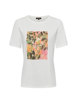 Artikelbild Damen T-Shirt von More & More in weiß mehrfarbig bedruckt