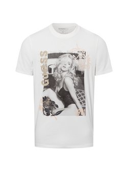 Artikelbild Damen T-Shirt von GUESS in weiß grau bedruckt